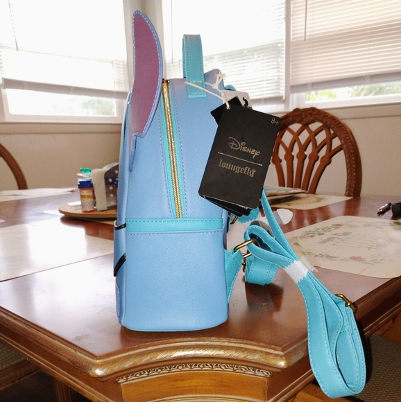 Loungefly Disney Lilo And Stitch Stitch Mini Backpack With Magnetic Hands - Picture 4 of 5